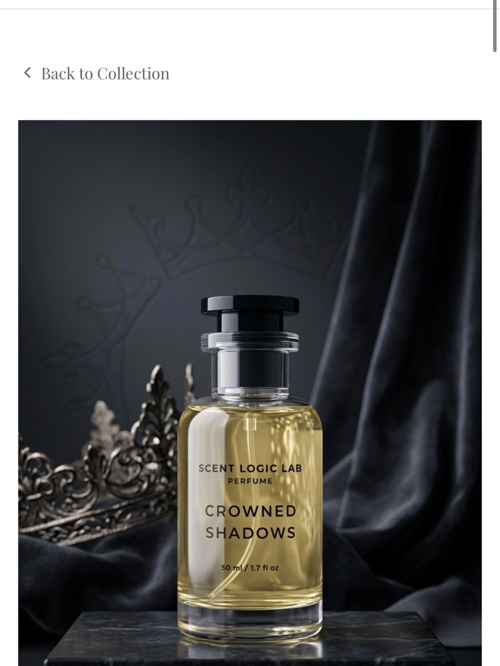 Crowned Shadows Face Oil Serum — Gold